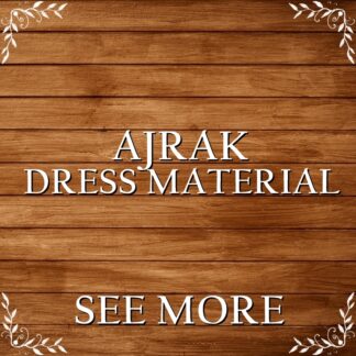 Ajrak Dress Material