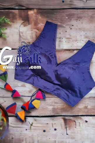 Violate Plain Gaji Silk Blouse
