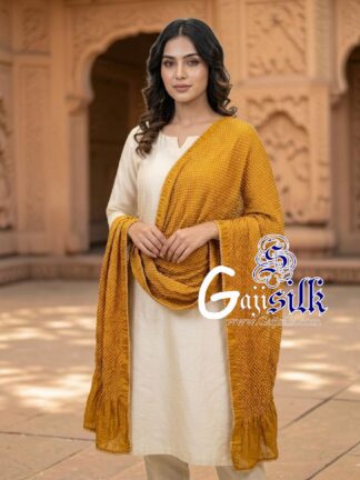 Mastered Rai Dani Dots Bandhani Dupatta Pure GajiSilk