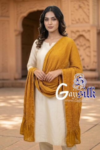 Mastered Rai Dani Dots Bandhani Dupatta Pure GajiSilk