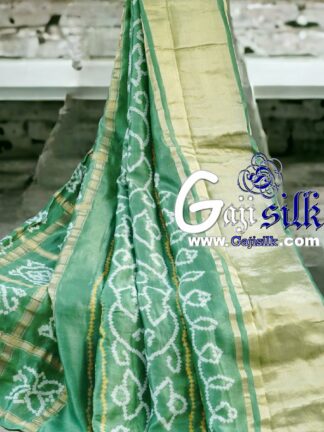 Marine Gharchola Rai Bandhani Saree Pure GajiSilk