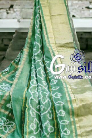 Marine Gharchola Rai Bandhani Saree Pure GajiSilk