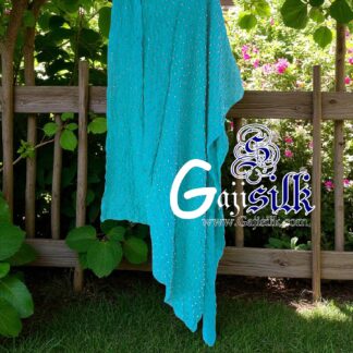 Sky Dots Rai Dani Bandhani Dupatta Pure GajiSilk