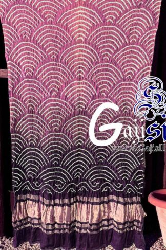 Cherry Current Bandhani Dupatta Wifi Design Pure GajiSilk