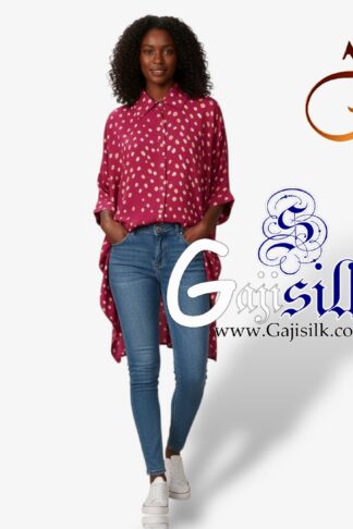 Rani Bandhej Up and Down Oversized Women's Shirt